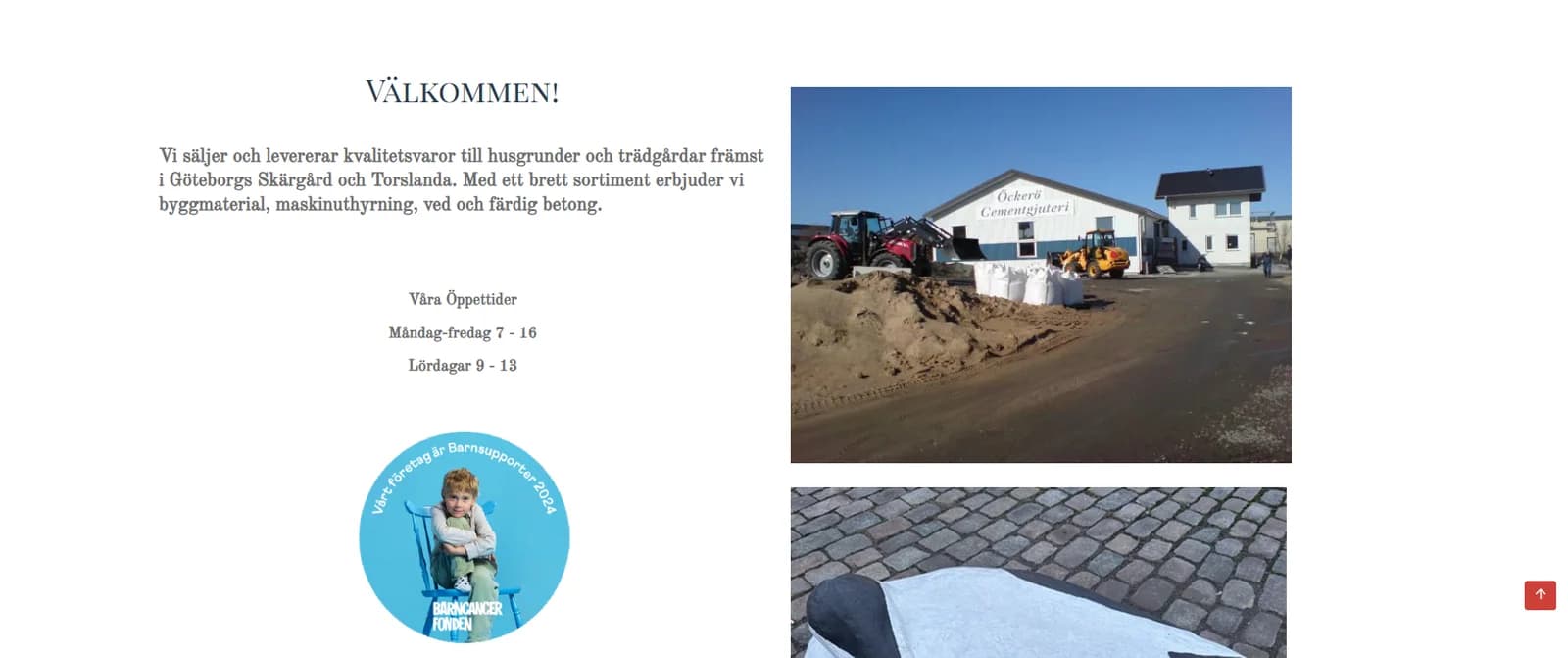 Tidigare webbplats: Från presentation till besök